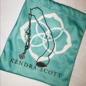 Kendra Scott Chocolate Drusy Kasey Pendant
